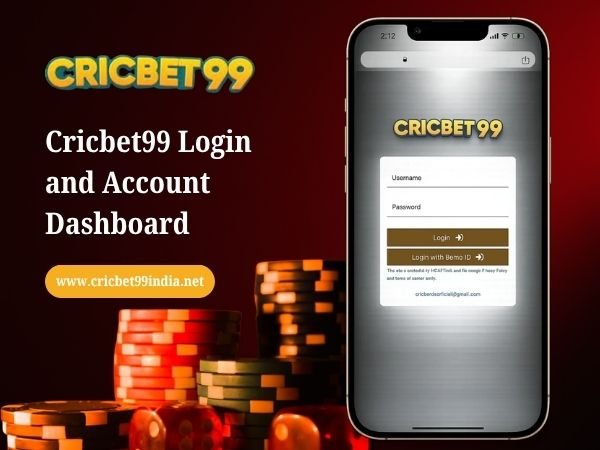 Cricbet99 Login and Account Dashboard
