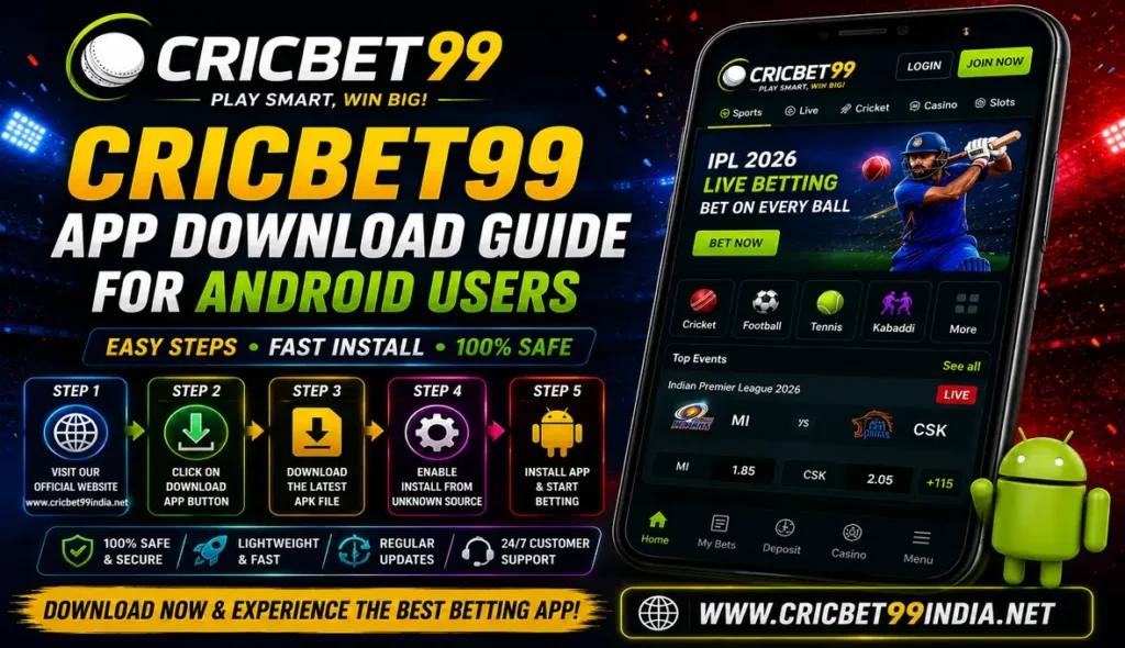 Cricbet99 App Download Guide for Android Users