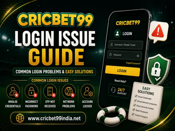 Cricbet99 Login Issue Guide – Common Login Problems & Easy Solutions