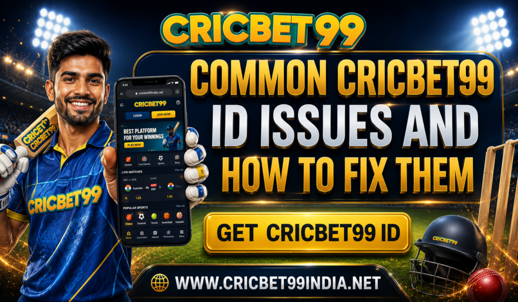 Common Cricbet99 ID Issues and How to Fix Them