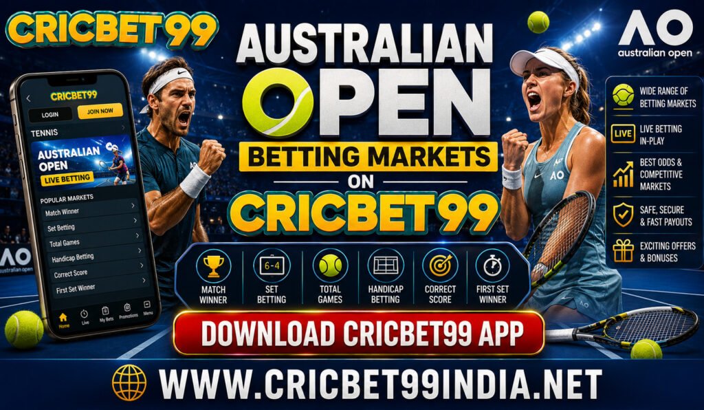Australian Open Betting Markets on Cricbet99