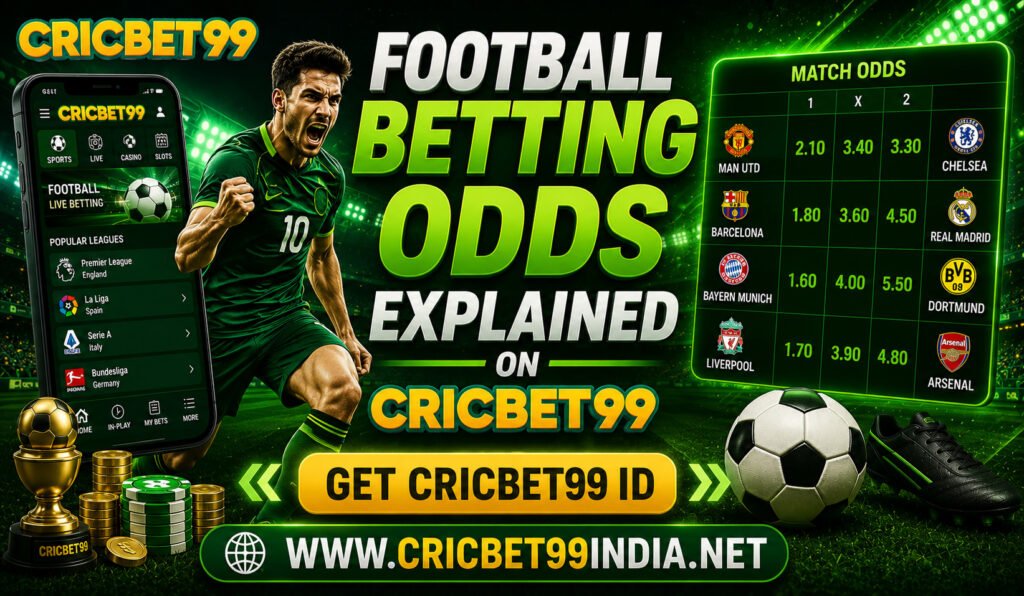 Football Betting Odds Explained on Cricbet99