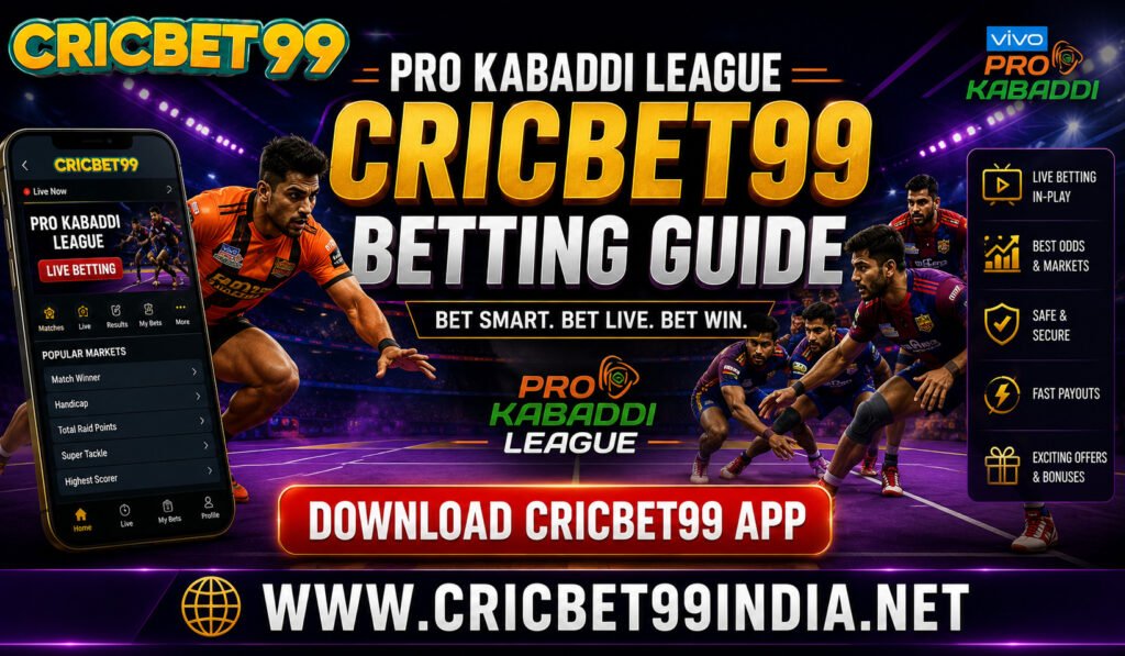 Pro Kabaddi League Cricbet99 Betting Guide